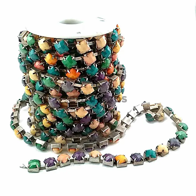 Colored Stone Ribbon Chain SRT0010 Colored Stone Ribbon Chain SRT0010