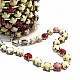 Plastic Colored Stone Strip Chain SRT0011
