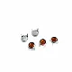 Turuncu Taşlı 4 Bacaklı 8 mm Pirinç Trok (250 Ad/Paket) TR0002