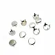 Ornament Stud 9.50 mm Flat Coin Shaped Four Prong Brass Stud (250 Pcs/Pack) TR0006