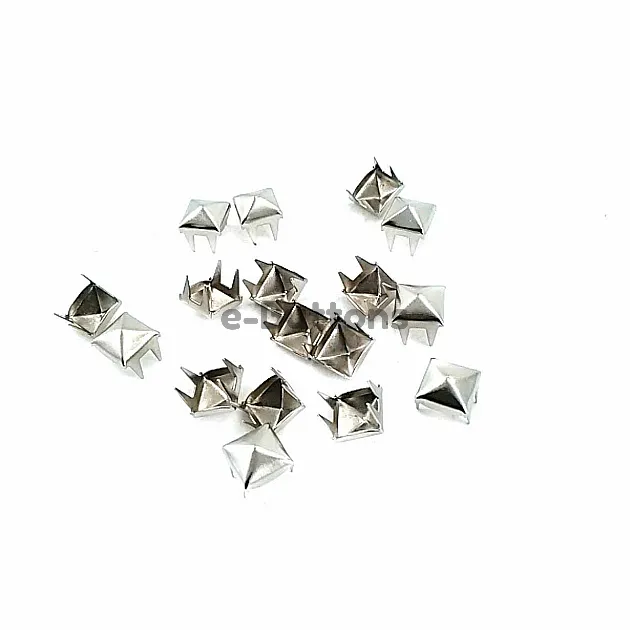 6 mm Punk Spikes Spots  Stud Pyramid Shape (250 pcs / Package) TR0009