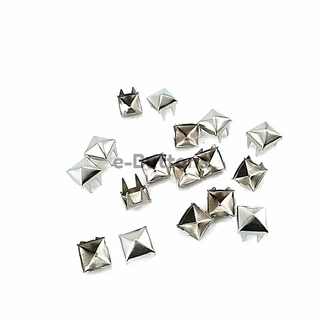 6 mm Punk Spikes Spots  Stud Pyramid Shape (250 pcs / Package) TR0009