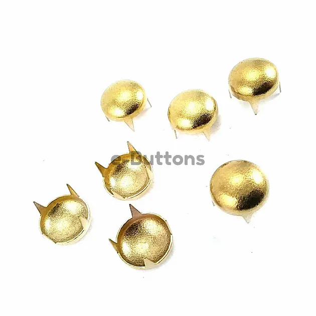 10,5 mm  Punk Spikes Spots Studs Metal (250 pcs / Package) TR0010