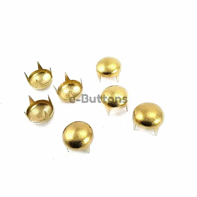 10,5 mm  Punk Spikes Spots Studs Metal (250 pcs / Package) TR0010
