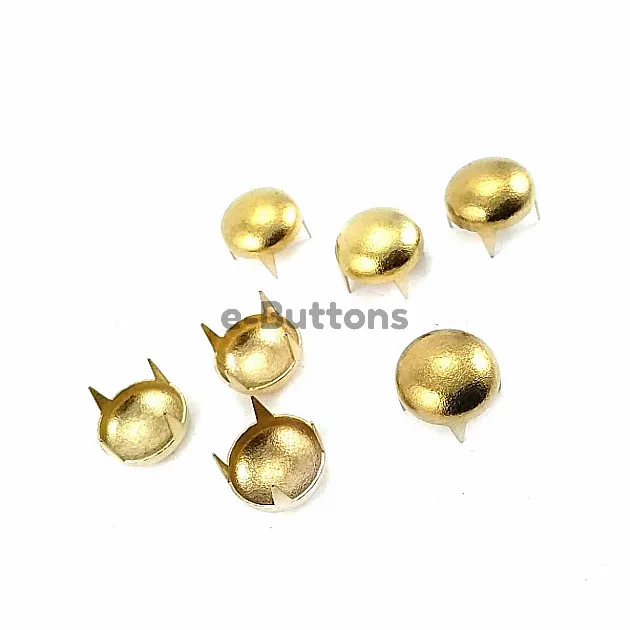10,5 mm  Punk Spikes Spots Studs Metal (250 pcs / Package) TR0010