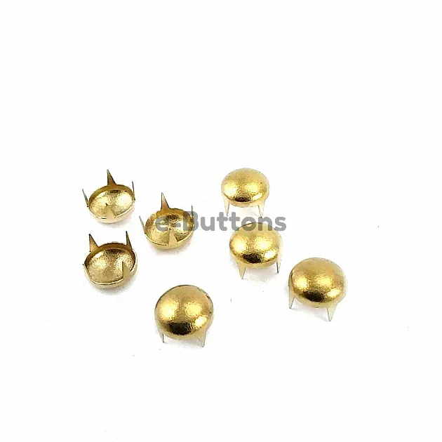 10,5 mm  Punk Spikes Spots Studs Metal (250 pcs / Package) TR0010