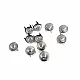 7,5 mm Punk Spikes Spots Studs Swirl Pattern (250 Pcs / Pack) TR0028