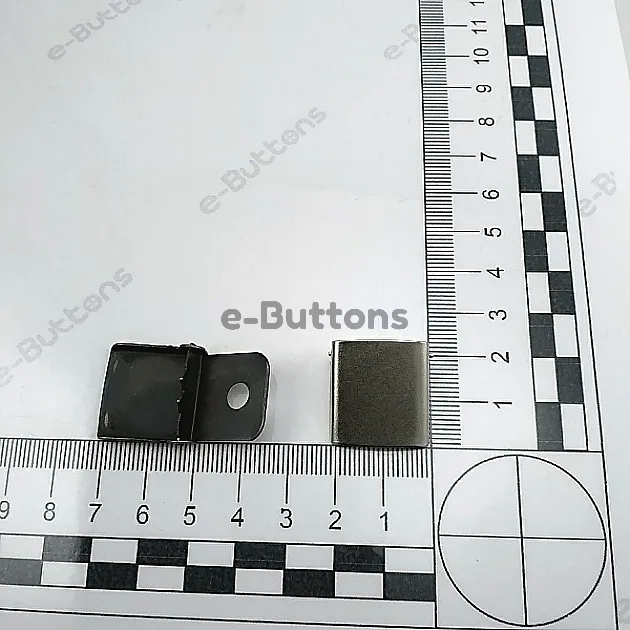 20 mm Metal Şapka Tokası T0005