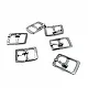 12.5 mm Metal Tongue Belt Buckle (TK0033) T0045