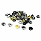 3/16" Brass 4,8 mm Double Sided Eyelet (500 Pcs/Pack) ERB0003PRC