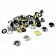 3/16" Brass 4,8 mm Double Sided Eyelet (500 Pcs/Pack) ERB0003PRC