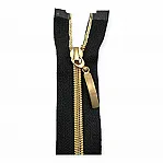 Nylon Coil Zipper 16 cm #5 6,30" Metallic Teeth Jacket Zipper Close End ZPSM0016T10
