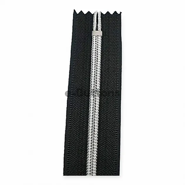 Nylon Coil Zipper 20 cm #5 7,90" Metallic Teeth Jacket Zipper Close End ZPSM0020T10 Nylon Coil Zipper 20 cm #5 7,90" Metallic Teeth Jacket Zipper Close End ZPSM0020T10