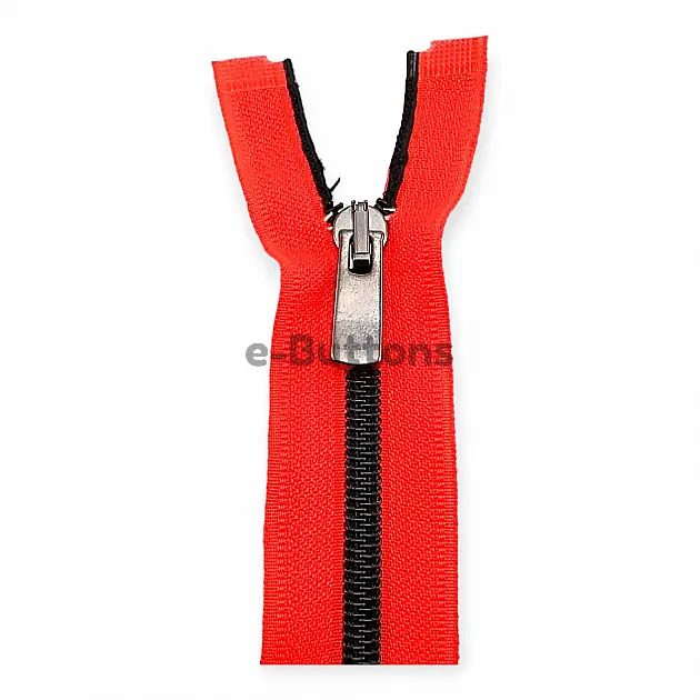 Nylon Coil Zipper 20 cm #5 7,90" Metallic Teeth Jacket Zipper Close End ZPSM0020T10 Nylon Coil Zipper 20 cm #5 7,90" Metallic Teeth Jacket Zipper Close End ZPSM0020T10