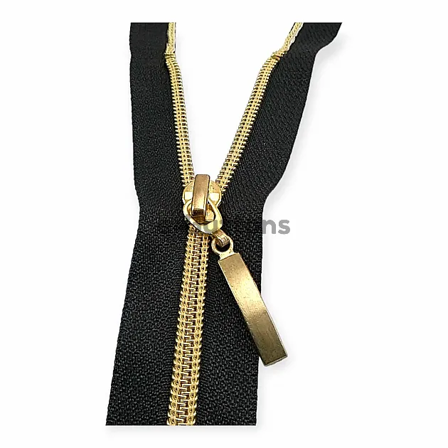 Nylon Coil Zipper 20 cm #5 7,90" Metallic Teeth Jacket Zipper Close End ZPSM0020T10 Nylon Coil Zipper 20 cm #5 7,90" Metallic Teeth Jacket Zipper Close End ZPSM0020T10
