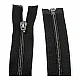 Nylon Coil Zipper 35 cm #5 13,78" Metallic Teeth Jacket Zipper Open End - Separeted ZPSM0035T10