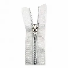 Nylon Coil Zipper 60 cm #5 23,62" Metallic Teeth Jacket Zipper Open End - Separeted ZPSM0060T10