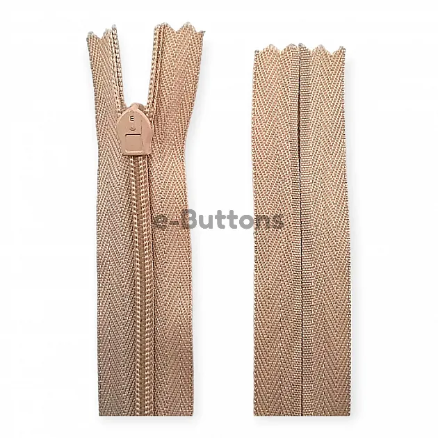 60 cm 23.60" Hidden Zipper Cloth Cream 362 Closed End ZP6013PROMO 60 cm 23.60" Hidden Zipper Cloth Cream 362 Closed End ZP6013PROMO