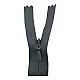 60 cm 23.60" Hidden Zipper Cloth Grey 538 Closed End ZP6015PROMO