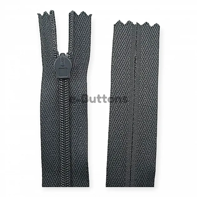 60 cm 23.60" Hidden Zipper Cloth Grey 538 Closed End ZP6015PROMO