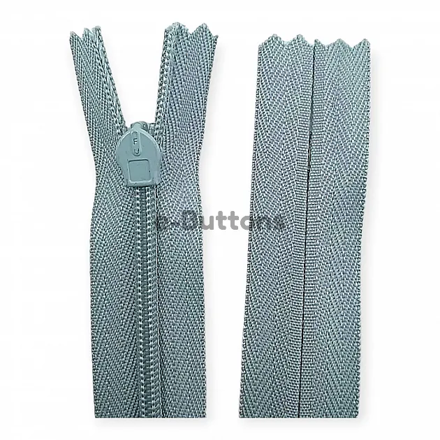 Gizli Fermuar 60 cm Bez Açık Gri 444 Kapalı Uçlu ZP6016PROMO Gizli Fermuar 60 cm Bez Açık Gri 444 Kapalı Uçlu ZP6016PROMO