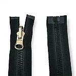 Chunky Zips 20 cm, 7,90" #9 Metal Teeth Imatation Close End ZPK0020T9MG
