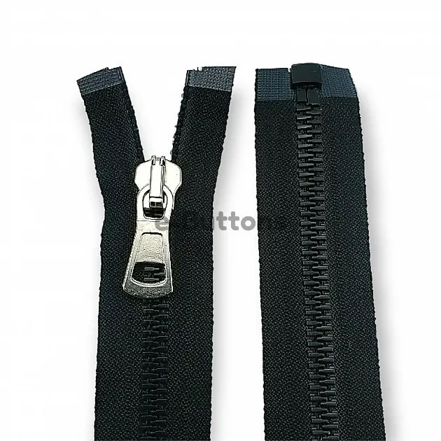 Metal Diş Görünümlü 45 cm Kemik Fermuar T9 Açık Uçlu - Separe ZPK0045T9MG