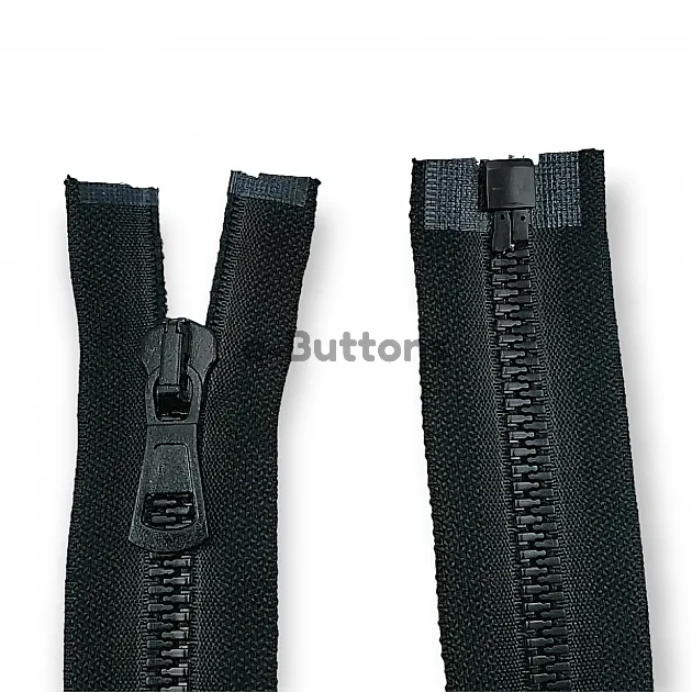 Metal Diş Görünümlü 45 cm Kemik Fermuar T9 Açık Uçlu - Separe ZPK0045T9MG