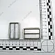 Adjustment Buckle 4 cm - 1,57" Rectangular Metal Special Production MG004CUP16