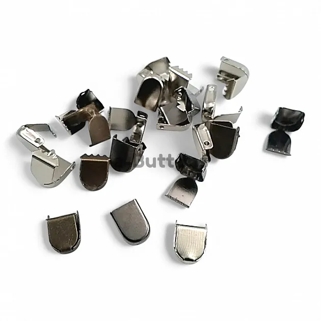 Clamp Metal Cord End 9,5mm x 7mm H00002