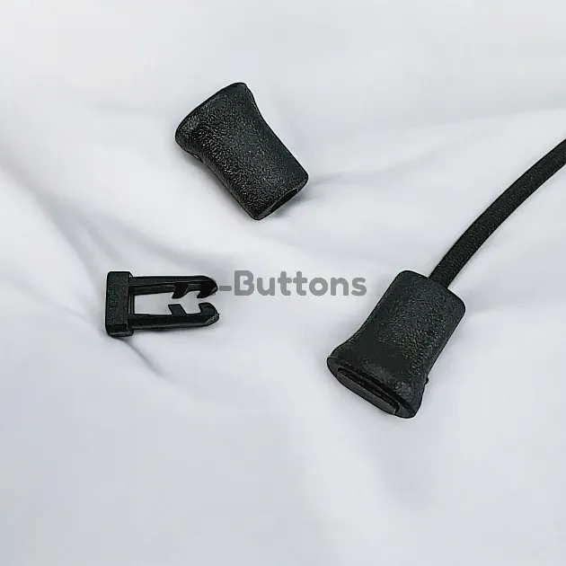 Plastic Cord End Compression - Interlocking Aesthetic Model H009006