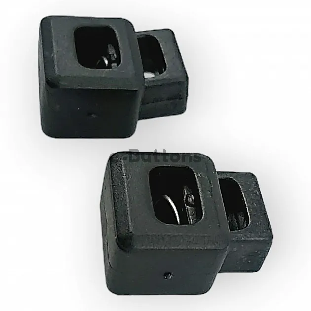 Plastic Mine Stopper 9,5x6 mm Hole Diameter Single Hole Rectangular Top Push H000104