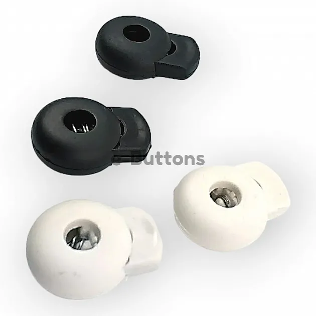 Plastik Stoper 4 mm Delik Çaplı Tek Delikli Üstten Basmalı - Yuvarlak Model H002121