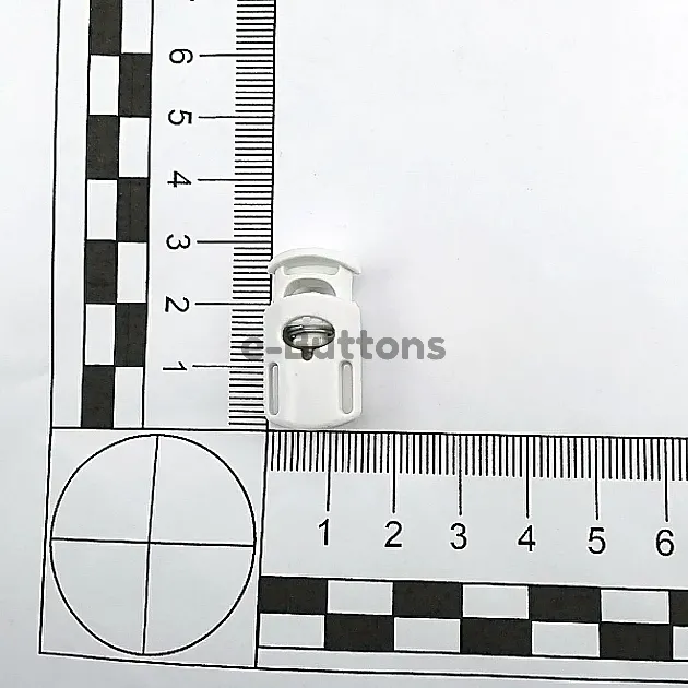 Plastic Stopper 7 mm Hole Diameter Top Press Single Hole - Bridged on Both Sides H002403