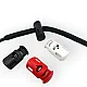 Plastic Stopper 7 mm Hole Diameter Top Press Single Hole - Bridged on Both Sides H002403
