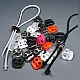 Plastic Stopper Two Hole 6 mm Hole Diameter Top Press - Moon Model Stopper H002807