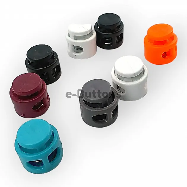 Plastic Stopper Two Hole 4 mm Hole Diameter Mine Stopper - Top Press H002808