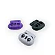 Plastic Stopper Two Hole 5 mm Hole Diameter Top Press H002922