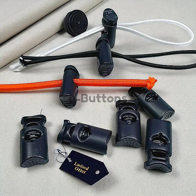 Plastic Stopper Single Hole  7 mm Hole Diameter Top Press -  H003014