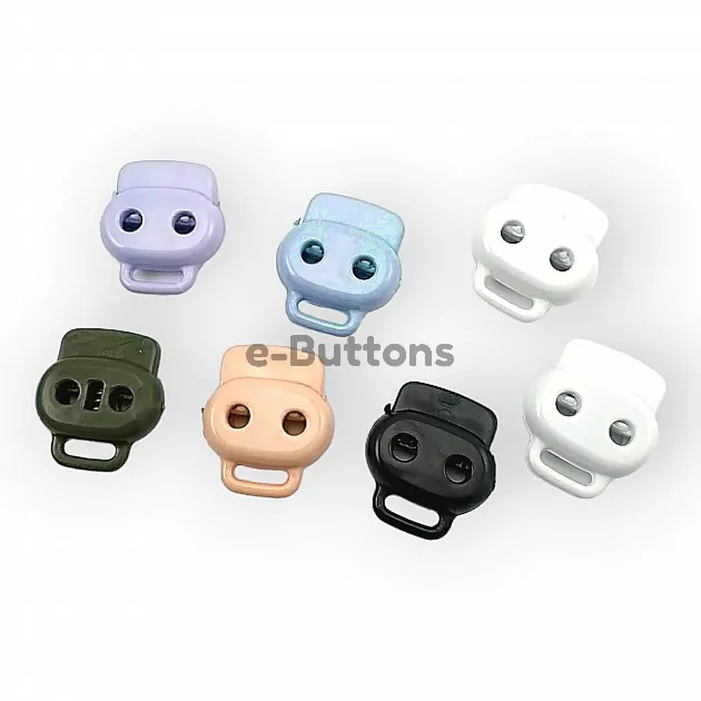 Plastic Stopper 3 mm Hole Diameter Two Hole Top Press - Bottom Bridge H003521