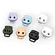 Plastic Stopper 3 mm Hole Diameter Two Hole Top Press - Bottom Bridge H003521