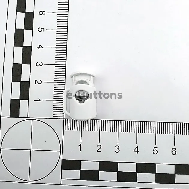 Plastic Stopper 7 mm Hole Diameter Single Hole Top Press - Side Bridge H005012