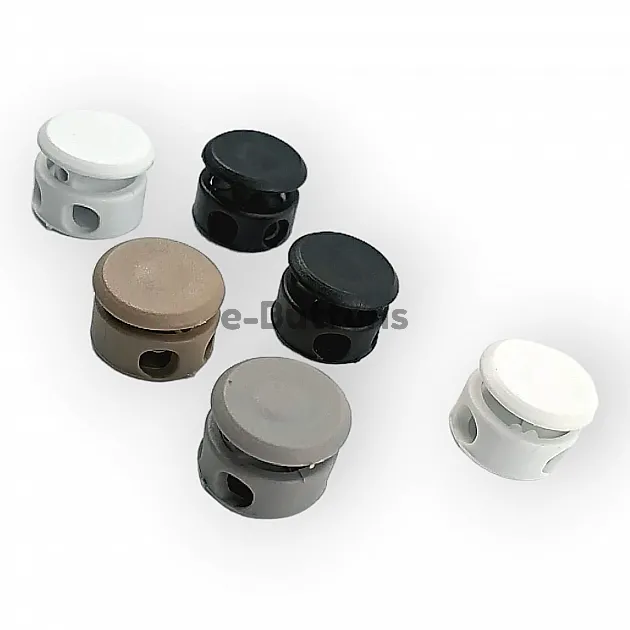 Mine Stopper Two Hole Plastic Stopper 4 mm Hole Diameter - Top Press H005043