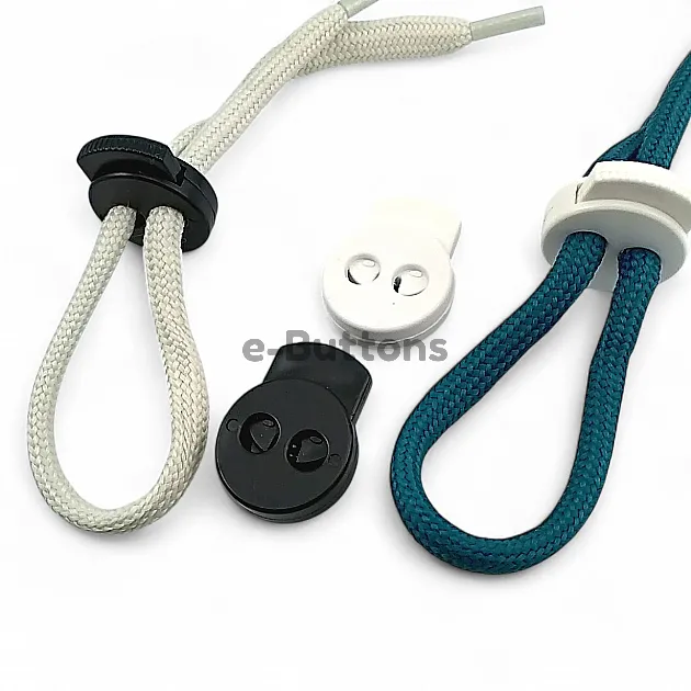 ki Delikli 6 mm Delik Çaplı Plastik Stoper İÜstten Basmalı - Yuvarlak Model Stoper H008023B