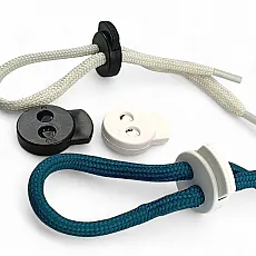 ki Delikli 6 mm Delik Çaplı Plastik Stoper İÜstten Basmalı - Yuvarlak Model Stoper H008023B