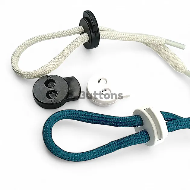ki Delikli 6 mm Delik Çaplı Plastik Stoper İÜstten Basmalı - Yuvarlak Model Stoper H008023B