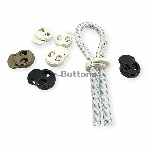 Circile Model Stopper - Two Hole Plastic Stopper 5 mm Hole Diameter Top Press H008023K