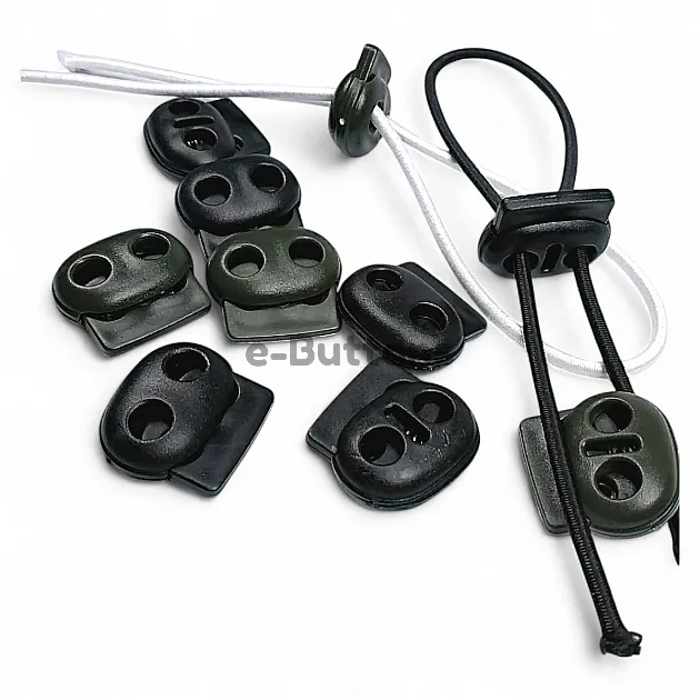 Plastic Stopper 5 mm Hole Diameter Two Hole Top Press H005004