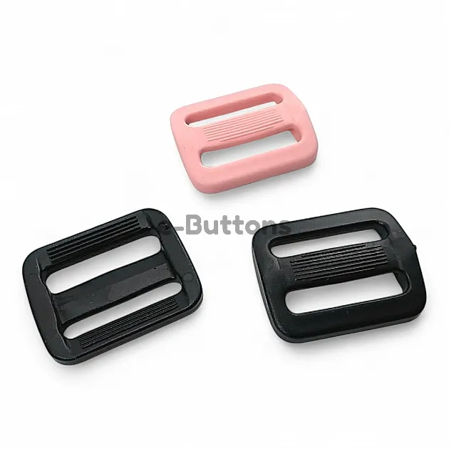 2.5 cm - 1" Strap Adjustment Buckle Plastic Lightweight Center Curved H002822