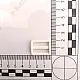 2 cm - 0,79" Plastic Strap Adjustment Buckle Lightly Curved H002909